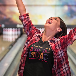 Colourful Bowling Squad  T-Shirt