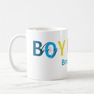 Colourful Boy Mama Scripted Coffee Mug