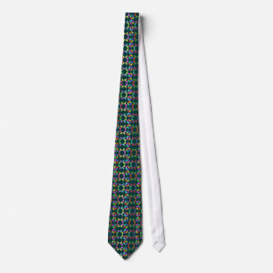 Colourful Brachiosaurus Dinosaur Mens Tie