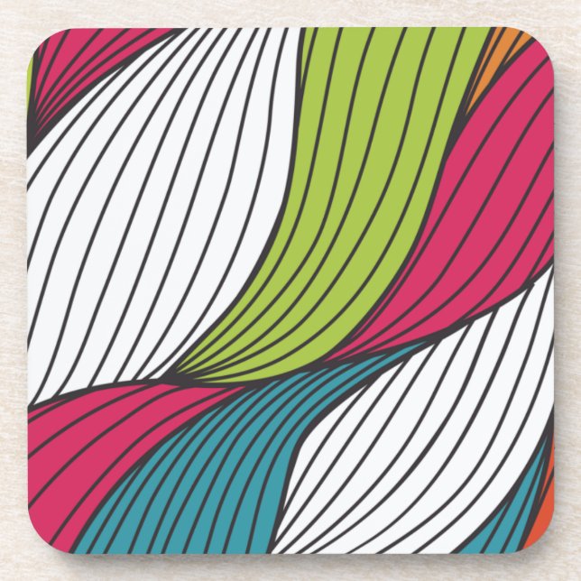 Colourful Braiding 2 Coaster (Front)
