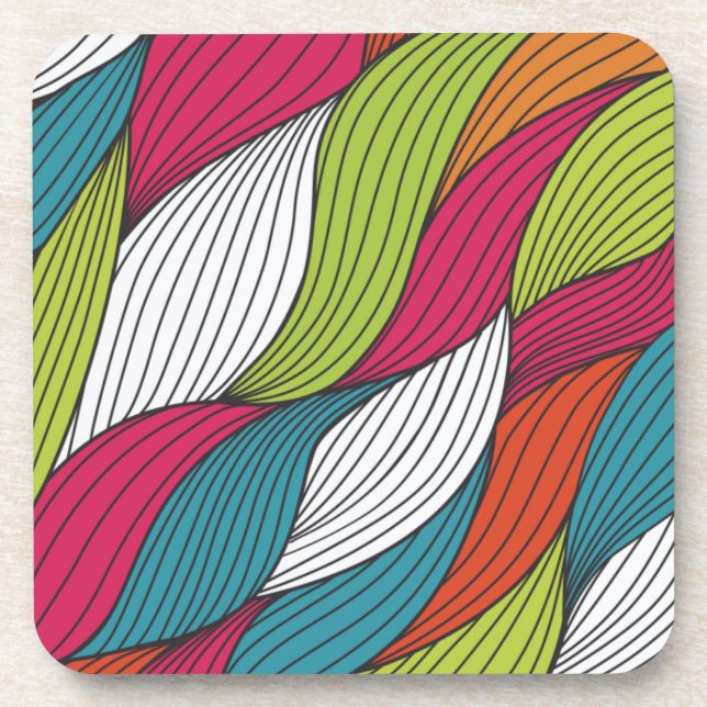Colourful Braiding Coaster (Front)