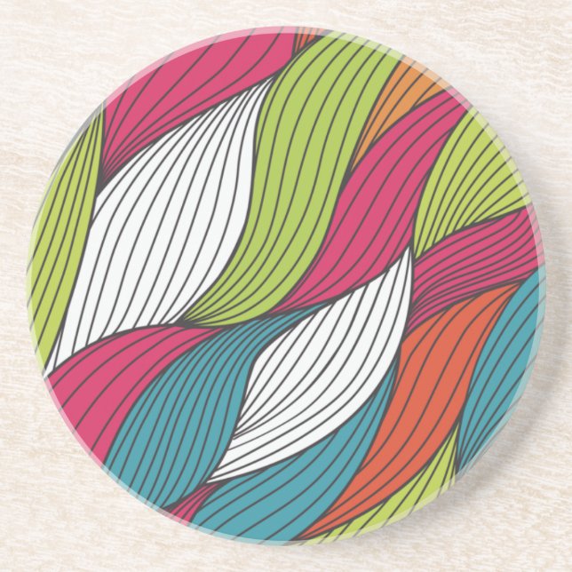 Colourful Braiding Coaster (Front)
