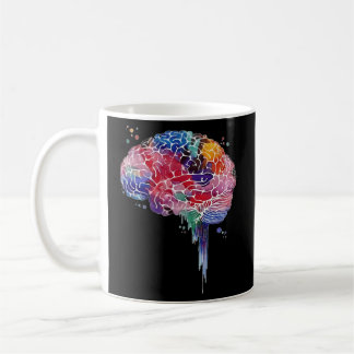 Colourful Brain Science And Ar Love Science Ar Coffee Mug