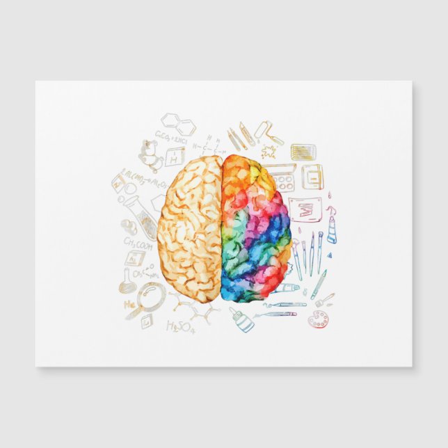 Colourful Brain - Science And Art - Neuroscience N (Front)