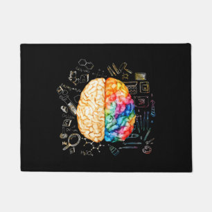 Colourful Brain - Science And Art - Neuroscience N Doormat