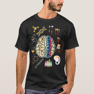 Colourful Brain Science And Art Neuroscience Neuro T-Shirt