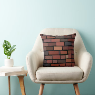 Colourful Brick Wall Cushion
