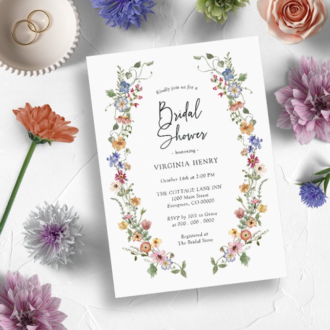 Colourful Bridal Shower Invitation (Creator Uploaded)
