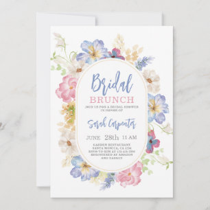 Colourful Bridal Shower Invitation