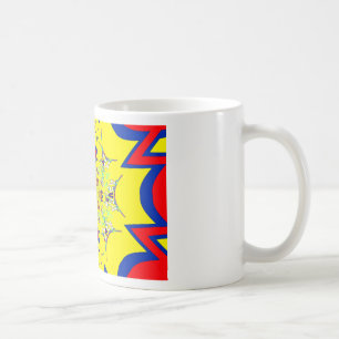 Colourful Bright Floral Damask Design Art Print Coffee Mug