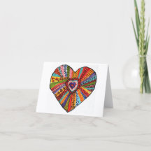 colourful bright heart #3