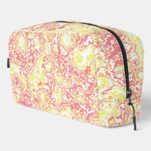 Colourful Bright Retro Mod Boho Hippie Funky Marbl Dopp Kit