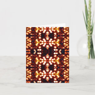 Colourful Bright Shining Lights Card