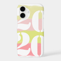 Colourful Brush Strokes Modern Script Phone Case