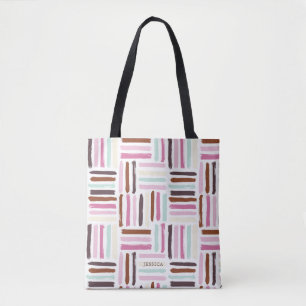 Colourful Brush Strokes Tote Bag