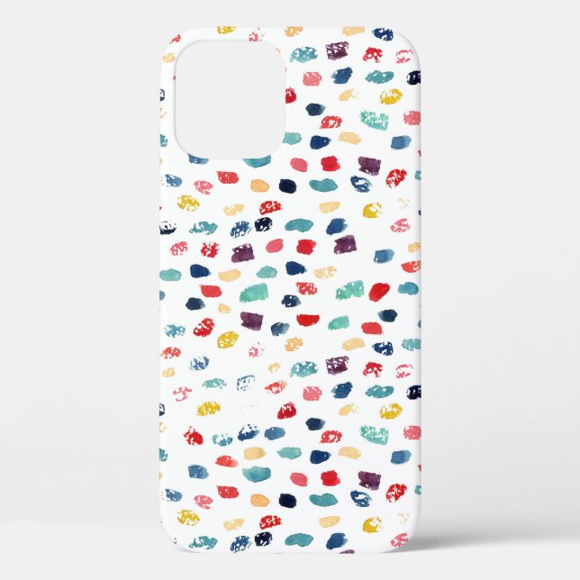 Colourful Brush Strokes: Watercolor Seamless. Case-Mate iPhone Case (Back)