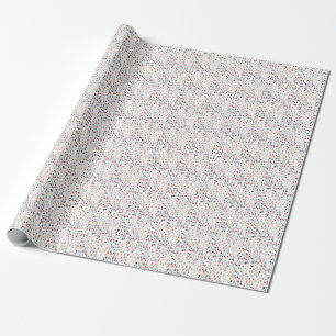 Colourful Brush Strokes: Watercolor Seamless. Wrapping Paper
