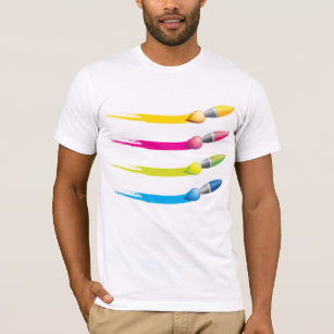 Colourful Brushes Mens T-Shirt