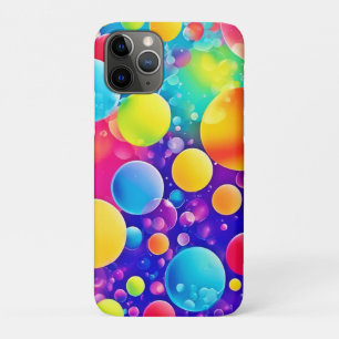 Colourful Bubble Abstract Art iPhone 11 Pro Case