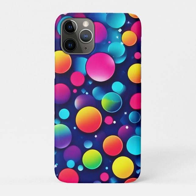 Colourful Bubble Symphony Case-Mate iPhone Case (Back)
