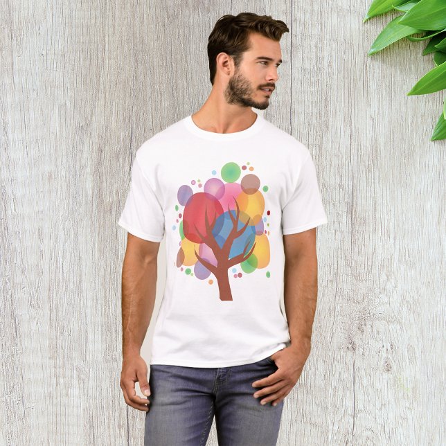 Colourful Bubble Tree T-Shirt (Creator Uploaded)
