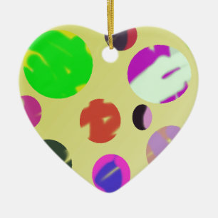 colourful bubble universe abstract art ceramic ornament