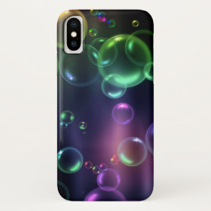 colourful bubbles iPhone x case