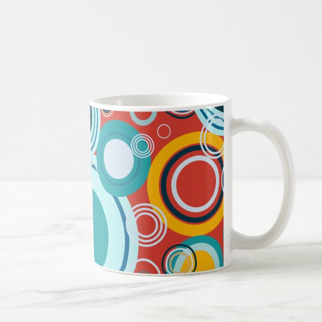 Colourful Bubbles Coffee Mug (Right)
