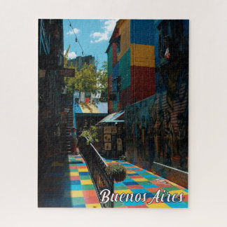 Colourful Buenos Aires Argentina Travel Photograph Jigsaw Puzzle