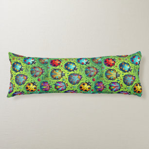 Colourful bugs body cushion