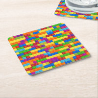 Colourful Building Block Pattern