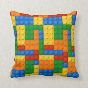 Colourful Building Blocks Cushion