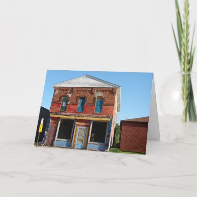 Colourful Building Card (Front)