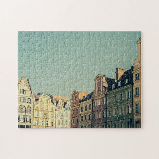 Colourful Buildings in Wroclaw, Poland Jigsaw Puzzle (Horizontal)