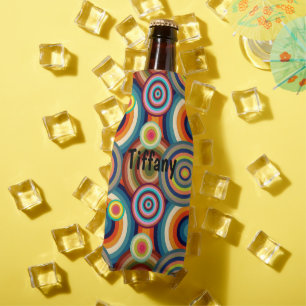 Colourful Bullseyes Bottle Cooler