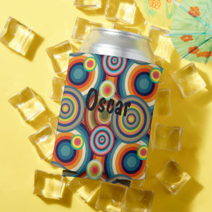 Colourful Bullseyes Can Cooler