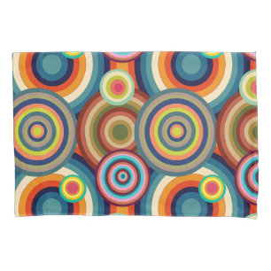 Colourful Bullseyes Pillowcase