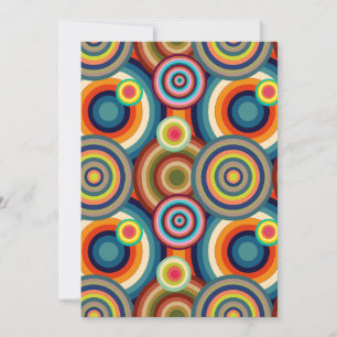 Colourful Bullseyes Thank You Card