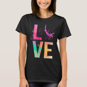 Colourful Bungee Jumping Mum Bungee Jumping T-Shirt