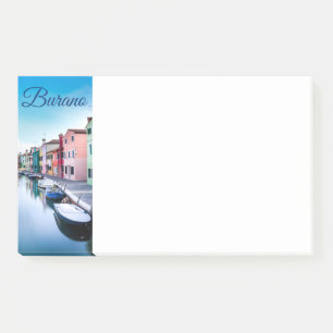 Colourful Burano Island Houses Venice Lagoon Italy Post-it Notes