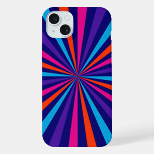Colourful Burst Spinning Wheel Graphic iPhone 15 Plus Case
