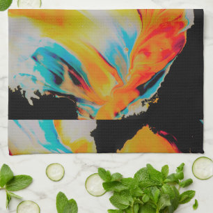 Colourful Burst Tea Towel