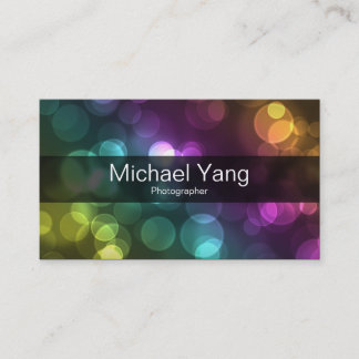 Colourful Business Card