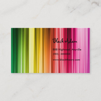Colourful Business Card