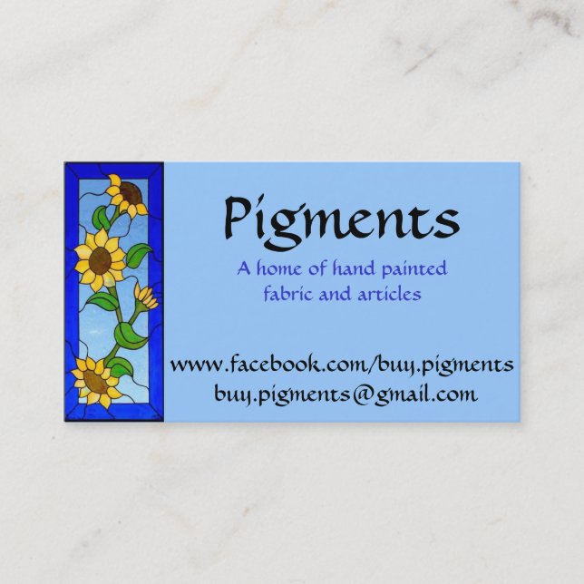 Colourful business card (Front)