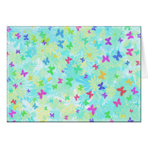 Colourful Butterflies and Daisies by Shirley Taylo
