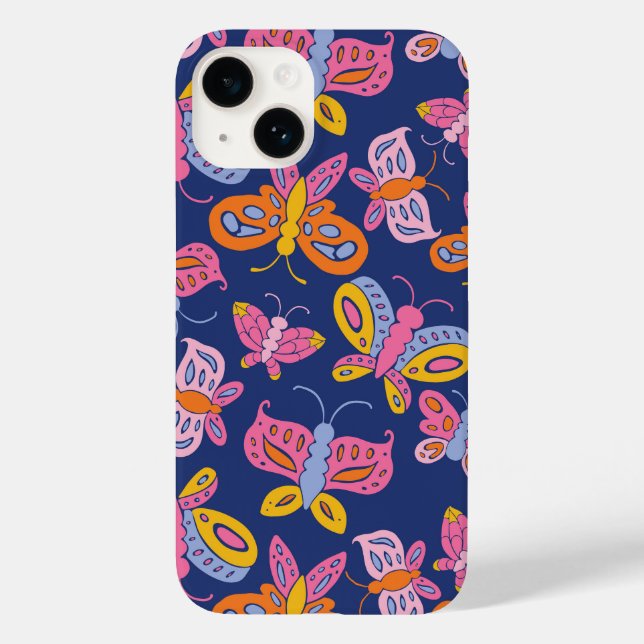 colourful butterflies Case-Mate iPhone case (Back)