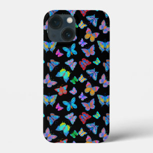 colourful butterflies iPhone 13 mini case
