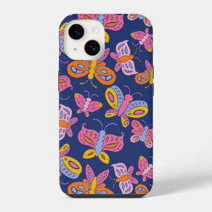colourful butterflies iPhone 14 case