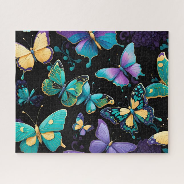 Colourful Butterflies Jigsaw Puzzle (Horizontal)